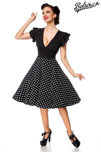 Elegantes retrokleid mit - elegantes,