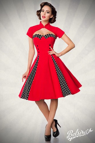Vintage kleid mit bolero - vintage-kleid,