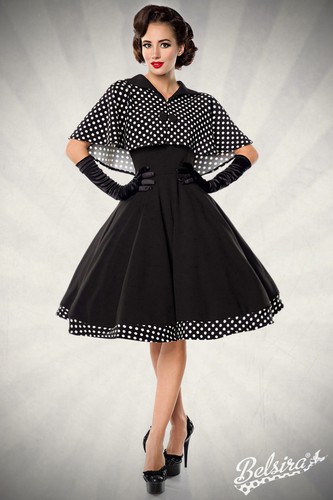 Belsira swing kleid - swing-kleid, cape