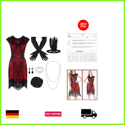 Flapper kleid 1920er jahre - kleid,