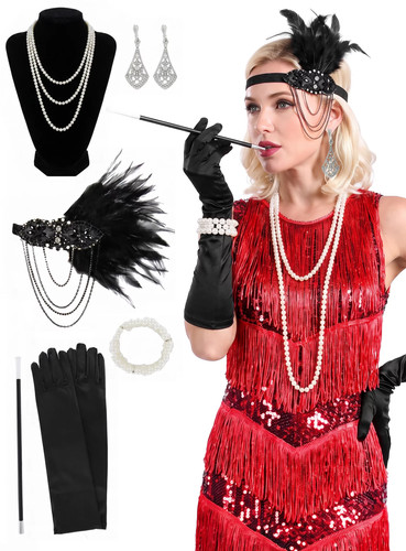 20er jahre accessoire set für - 20er, accessoire-set