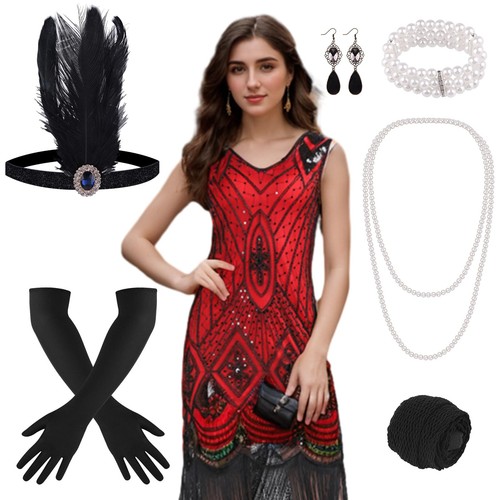Flapperkleid stil der - flapperkleid,